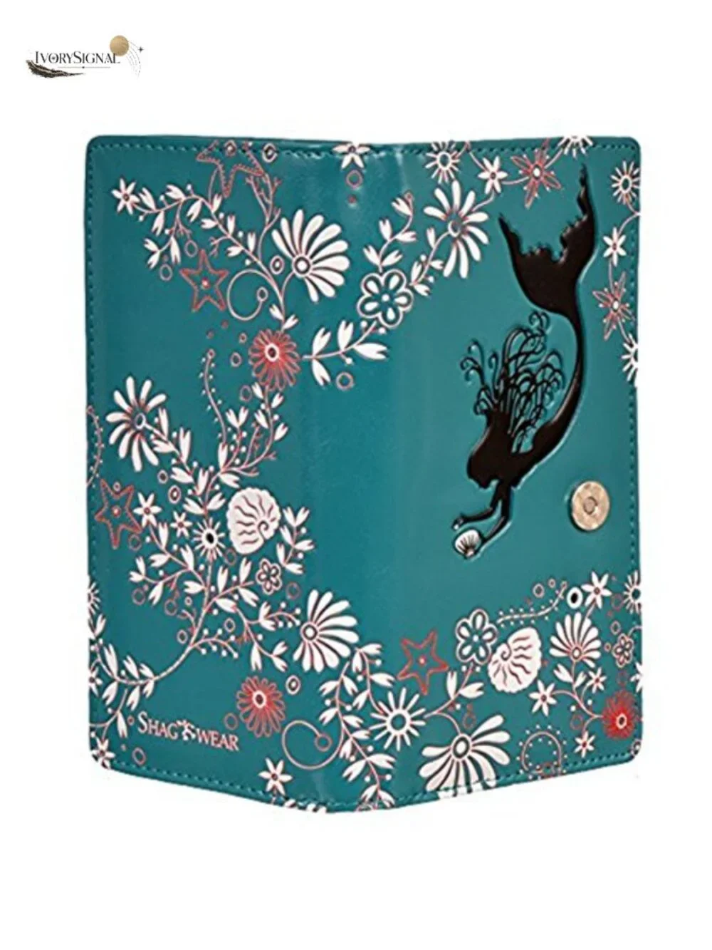 Vegan Leather Bi-Fold Wallet with 11 Card Slots & Zipper Coin Pocket
